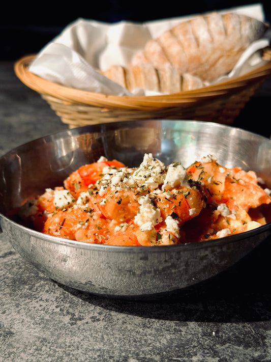 Crevettes à la Ouzo